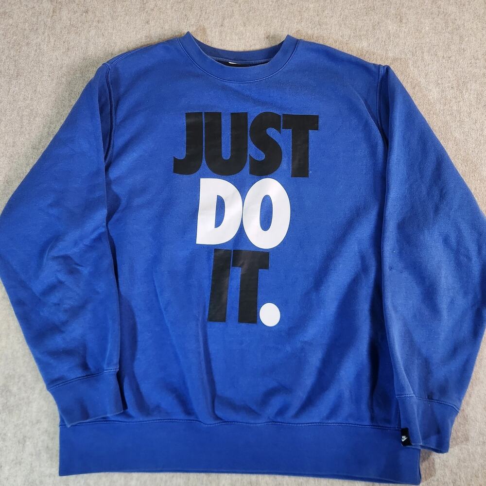 MEN'S NIKE BLUE CREWNECK SIZE XL